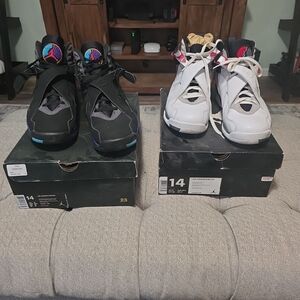 Jordan Mens' Retro 8 Sneakers - Size 14